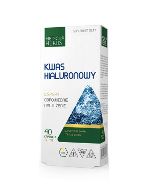 MEDICA HERBS KWAS HIALURONOWY 40 kaps
