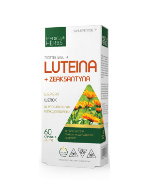 MEDICA HERBS LUTEINA + ZEAKSANTYNA 80 kaps