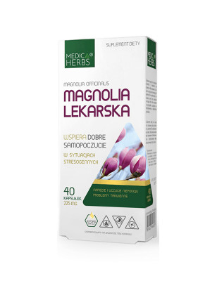 MEDICA HERBS MAGNOLIA LEKARSKA 40 kaps