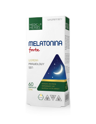 MEDICA HERBS MELATONINA FORTE 60 kaps.
