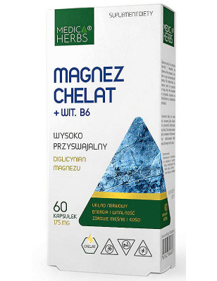 MEDICA HERBS MAGNEZ CHELAT+WIT. B6 -  60kaps