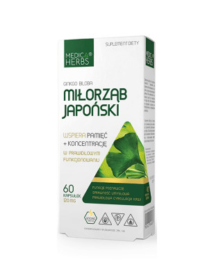 MEDICA HERBS MIŁORZĄB JAPOŃSKI 60 kaps