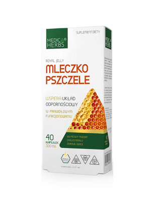 MEDICA HERBS MLECZKO PSZCZELE 40 kaps