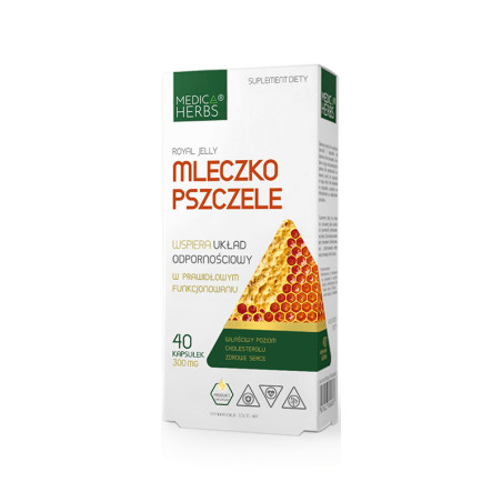 MEDICA HERBS MLECZKO PSZCZELE 40 kaps