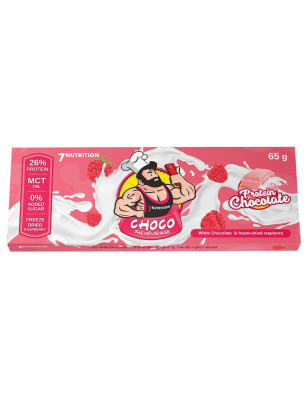 7 NUTRITION PROTEIN WHITE CHOCOLATE& RASPBERY 65g 