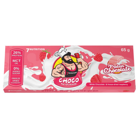 7 NUTRITION PROTEIN WHITE CHOCOLATE& RASPBERY 65g 