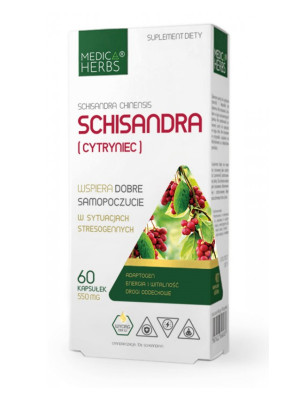 MEDICA HERBS SCHISANDRA (Cytryniec) 60kaps