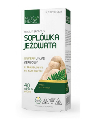 MEDICA HERBS SOPLÓWKA JEŻOWATA 40kaps