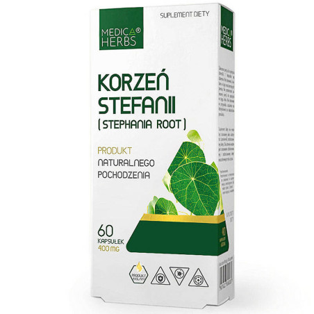 MEDICA HERBS KORZEŃ STEFANII - 60 kaps