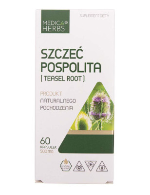 MEDICA HERBS SZCZEĆ POSPOLITA (Teasel Root) 60kaps