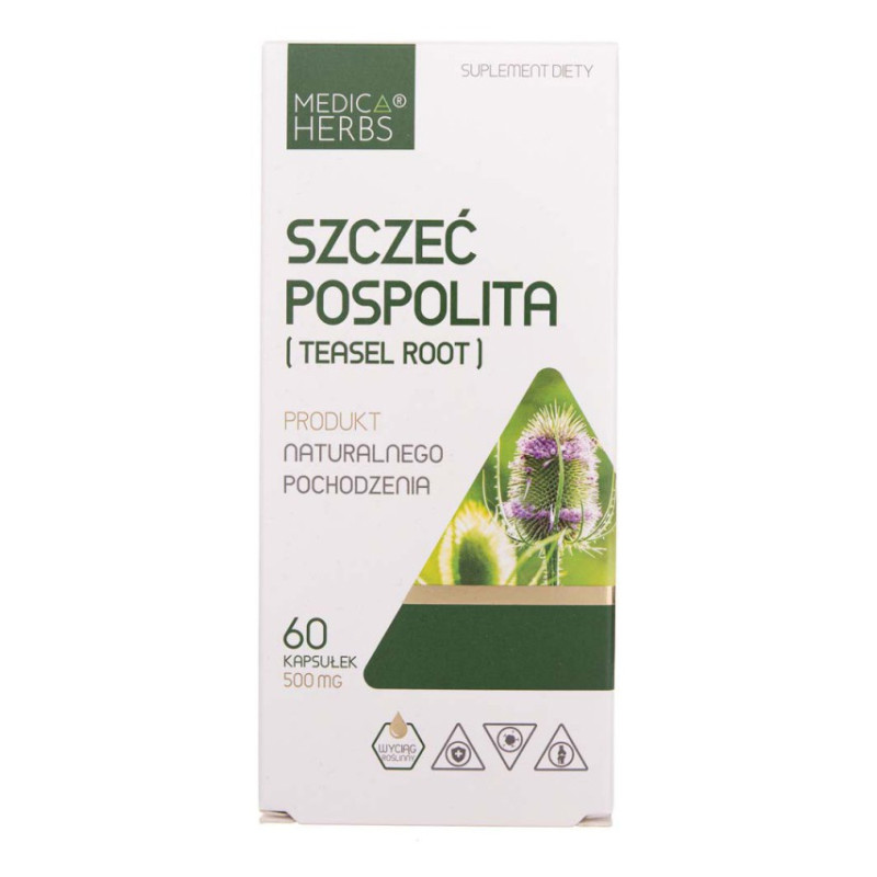 MEDICA HERBS SZCZEĆ POSPOLITA (Teasel Root) 60kaps MEDICA HERBS SZCZEĆ POSPOLITA (Teasel Root) 60kaps