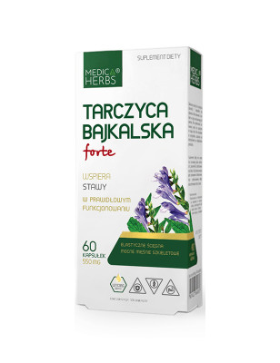 MEDICA HERBS TARCZYCA BAJKALSKA FORTE 60 kaps