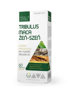 MEDICA HERBS TRIBULUS MACA ŻEŃ SZEŃ 60 kaps