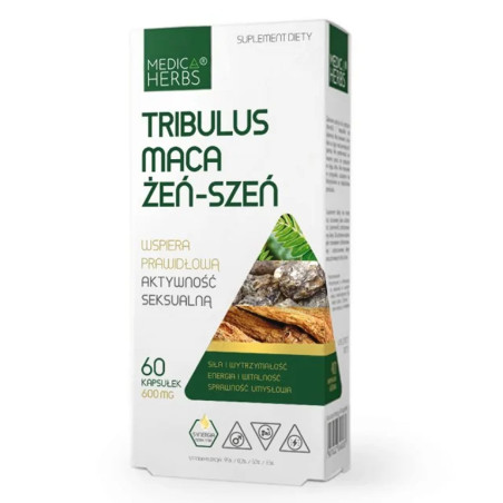 MEDICA HERBS TRIBULUS MACA ŻEŃ SZEŃ 60 kaps