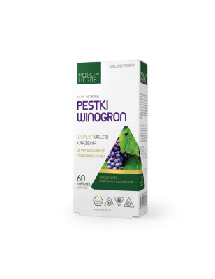 MEDICA HERBS PESTKI WINOGRON  60 kaps