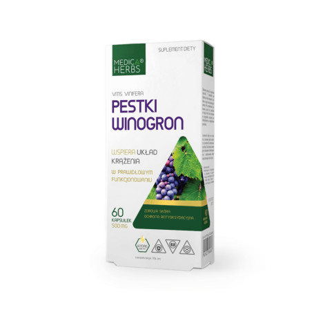 MEDICA HERBS PESTKI WINOGRON  60 kaps