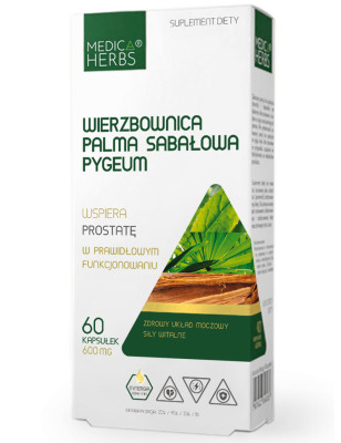 MEDICA HERBS WIERZBOWNICA PALMA SABAŁOWA PYGEUM-60
