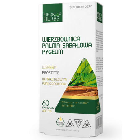 MEDICA HERBS WIERZBOWNICA PALMA SABAŁOWA PYGEUM-60