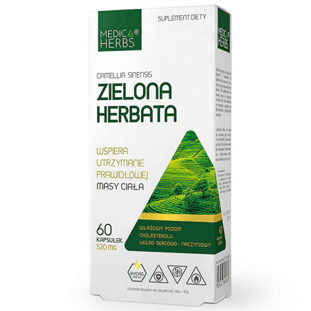 MEDICA HERBS ZIELONA HERBATA 60 kaps