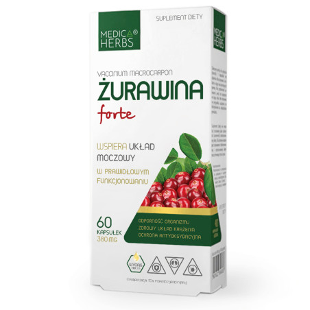MEDICA HERBS ŻURAWINA FORTE 60 kaps