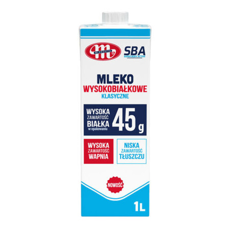 MLEKOVITA UHT WYSOKOBIAŁKOWE KLAS. SBA 0,5%-1000ml