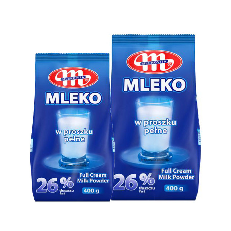 MLEKOVITA MLEKO W PROSZKU PEŁNE (2x400g) - 800g