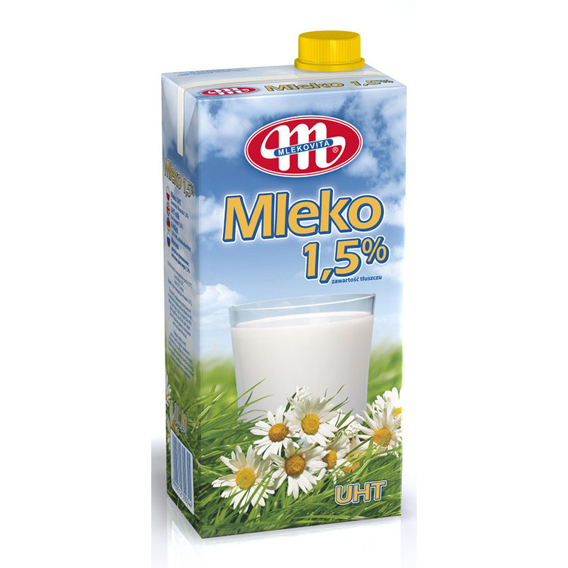 MLEKOVITA MLEKO UHT 1,5% - 1000ml  MLEKOVITA MLEKO UHT 1,5% - 1000ml