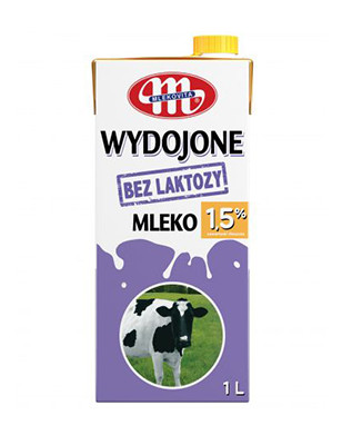 MLEKOVITA MLEKO UHT WYDOJONE BEZ LAK. 1,5% 1000ml 