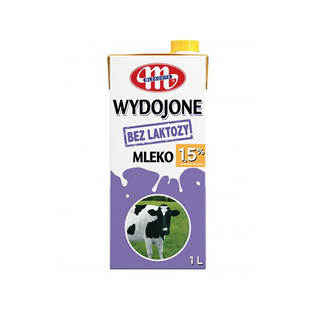 MLEKOVITA MLEKO UHT WYDOJONE BEZ LAK. 1,5% 1000ml 