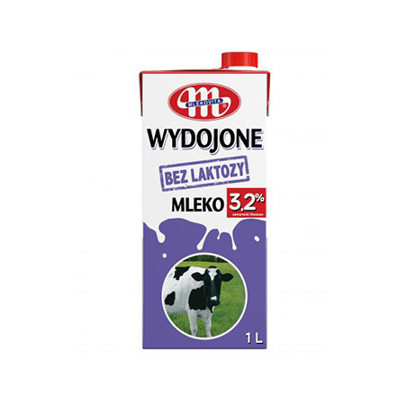 MLEKOVITA MLEKO UHT WYDOJONE BEZ LAK. 3,2% 1000ml 