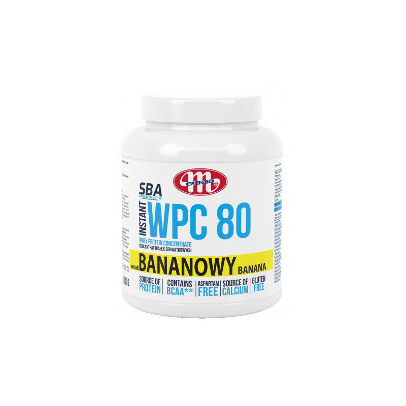 MLEKOVITA SBA WPC 80% INSTANT 1000g banan