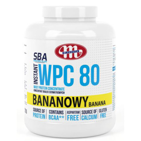 MLEKOVITA SBA WPC 80% INSTANT 2270g banan