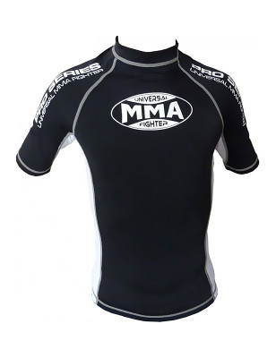 MMA KOSZULKA RASH GUARD DRAGON WHITE - MMA001