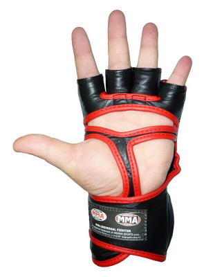 MMA RĘKAWICE GLOVES KATAME RED - MMA006