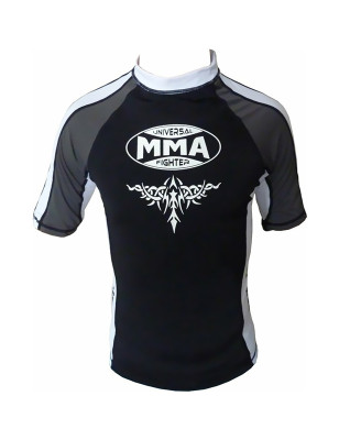 MMA KOSZULKA RASH GUARD SKORPIO WHITE - MMA003