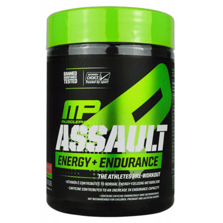 MUSCLE PHARM ASSAULT EE 333g GREEN APPLE