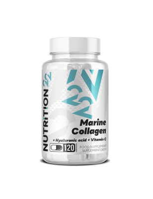 NUTRITION22 MARINE COLLAGEN+HYAL.ACID+VIT.C-120kap
