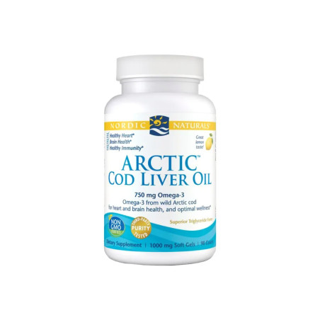 NORDIC NATURALS ARCTIC COD LIVER OIL 750mg-90kaps