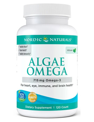 NORDIC NATURALS ALGAE OMEGA 715mg OMEGA3 - 120sgel