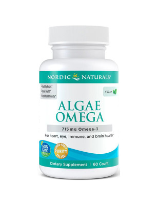 NORDIC NATURALS ALGAE OMEGA 715mg OMEGA3 - 60sgel