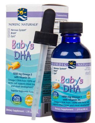 NORDIC NATURALS BABY'S DHA 1050mg with VIT.D3-60ml