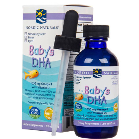 NORDIC NATURALS BABY'S DHA 1050mg with VIT.D3-60ml