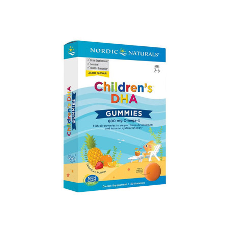NORDIC NATURALS CHILDREN'S DHA GUMMIES 600mg-30gum