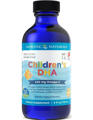 NORDIC NATURALS CHILDREN'S DHA 530mg -119ml strawb