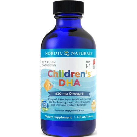 NORDIC NATURALS CHILDREN'S DHA 530mg -119ml strawb