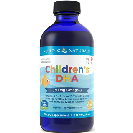 NORDIC NATURALS CHILDREN'S DHA 530mg -237ml strawb