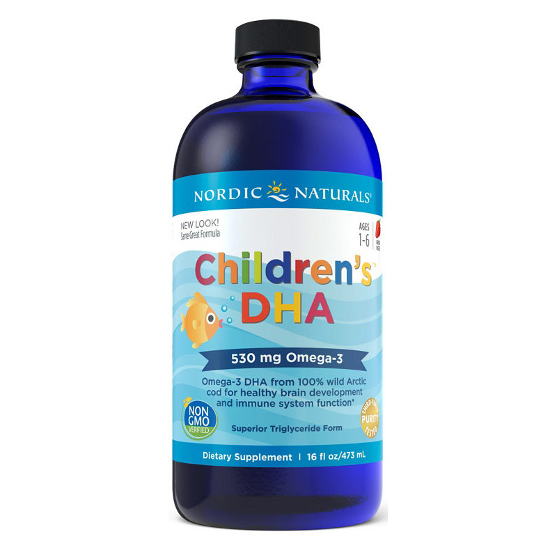 NORDIC NATURALS CHILDREN'S DHA 530mg -437ml strawb NORDIC NATURALS CHILDREN'S DHA 530mg -437ml strawb