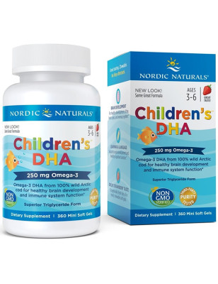 NORDIC NATURALS CHILDREN'S DHA 250mg 360 softgel