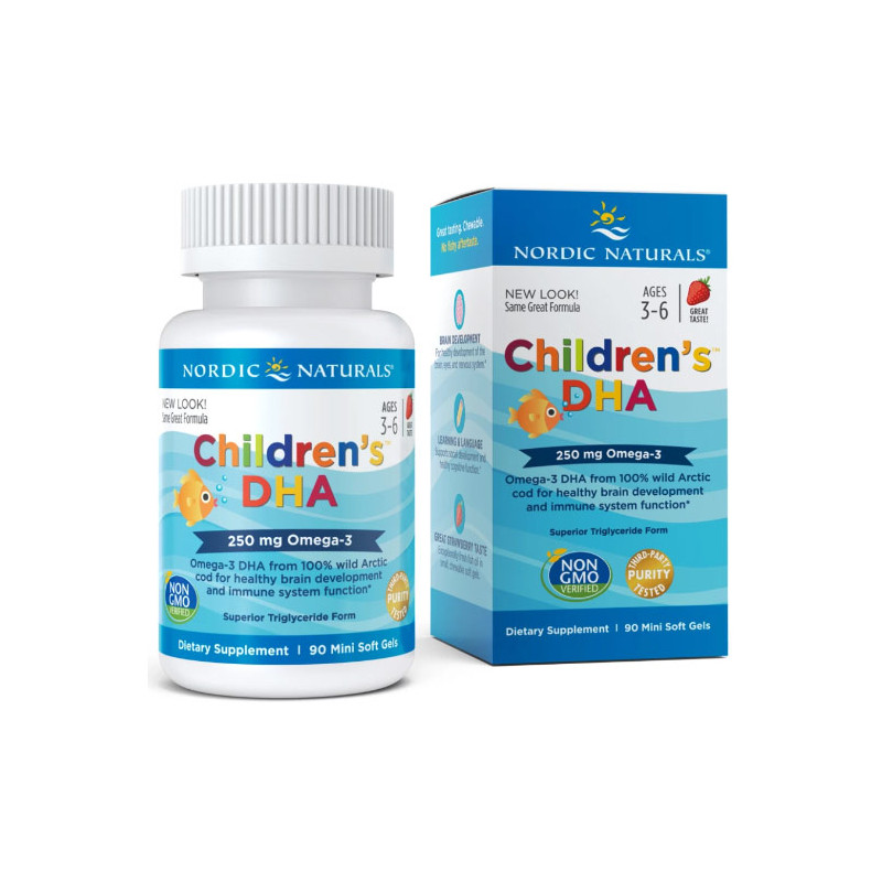 NORDIC NATURALS CHILDREN'S DHA 250mg-90softgel NORDIC NATURALS CHILDREN'S DHA 250mg-90softgel
