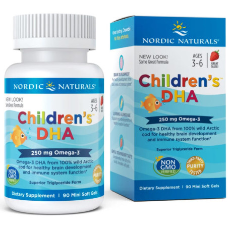 NORDIC NATURALS CHILDREN'S DHA 250mg-90softgel